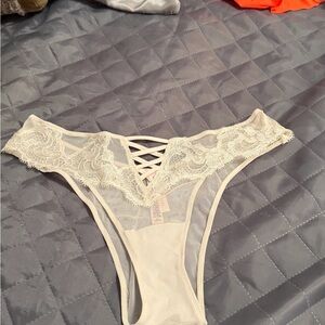 Victoria's Secret Ivory Lace Panties